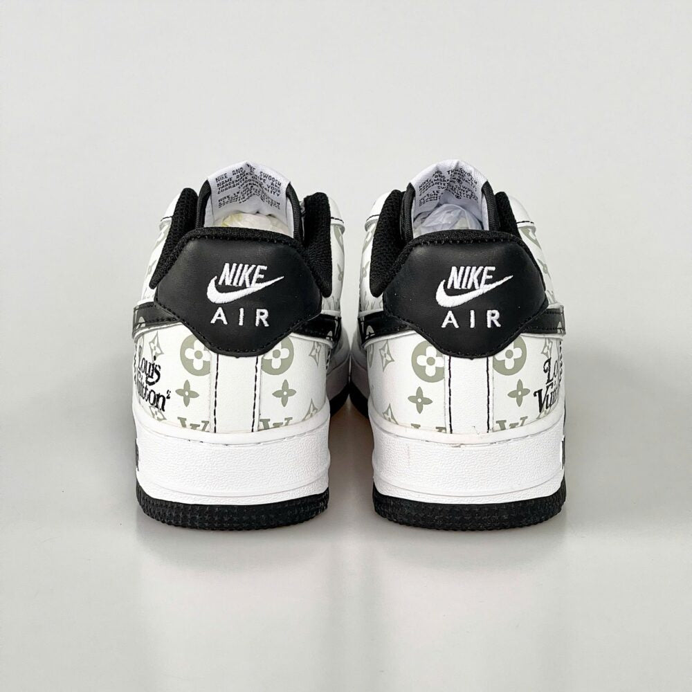 Louis Vuitton x Nike Air Force 1 Monogram Black Edition (Custom)