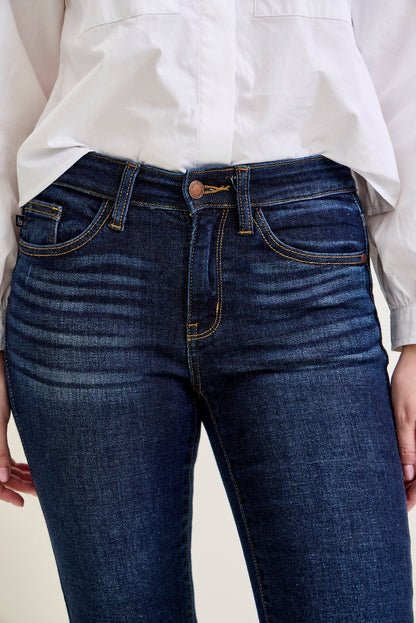 Elsy Whiskered Bootcut Jeans (29" Inseam)