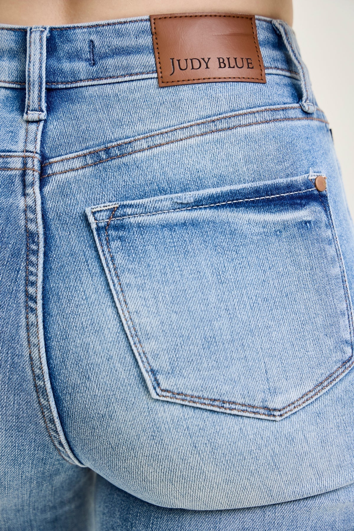 Kamila High Rise Tummy Control Straight Jeans