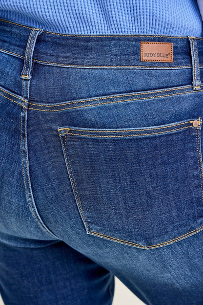 Natalie Mid Rise Non-Distressed Hem Bootcut Jeans - PLUS