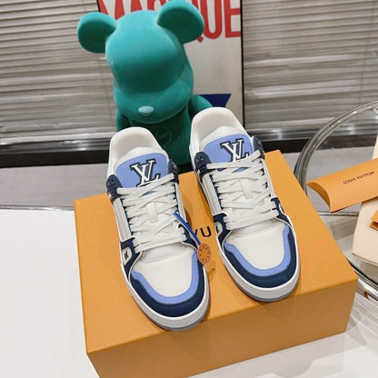 Louis Vuitton LV Trainer “Blue Beige”