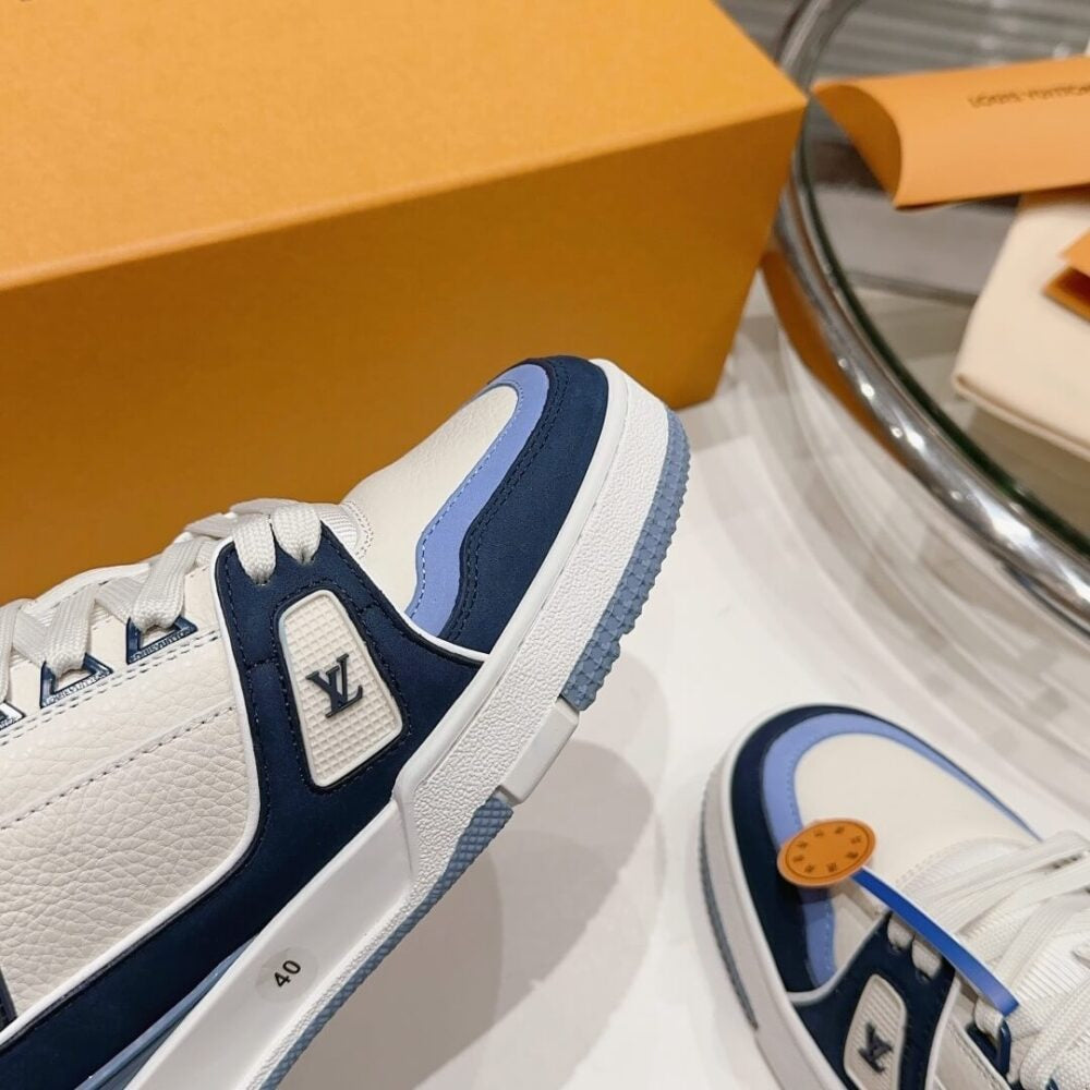 Louis Vuitton LV Trainer “Blue Beige”