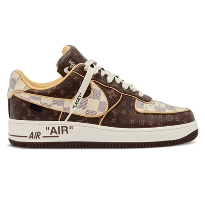 Louis Vuitton x Nike Air Force 1 Low 'Monogram Brown Damier Azur'