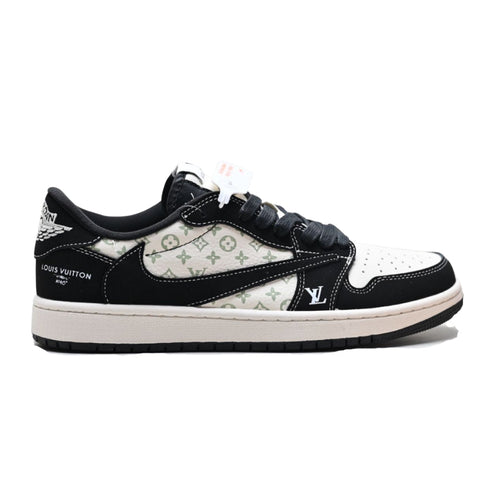 Louis Vuitton x Nike Air Jordan 1 Low “Panda Monogram” (Custom)