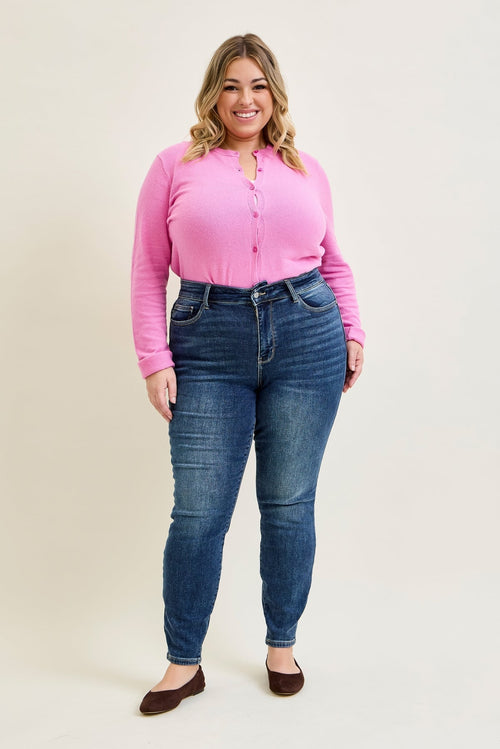 Jennifer Mid Rise ThermaDENIM Skinny Jeans Plus