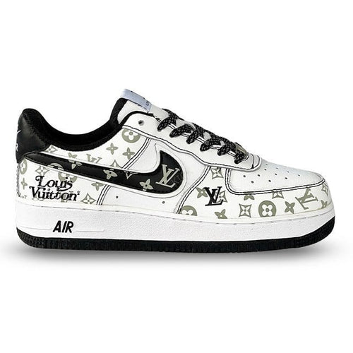 Louis Vuitton x Nike Air Force 1 Monogram Black Edition (Custom)