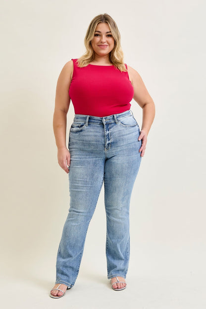 Ashley Mid Rise Bootcut Jeans - PLUS