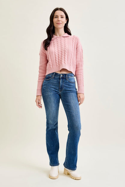 Tanya Mid Rise ThermaDENIM Bootcut Jeans