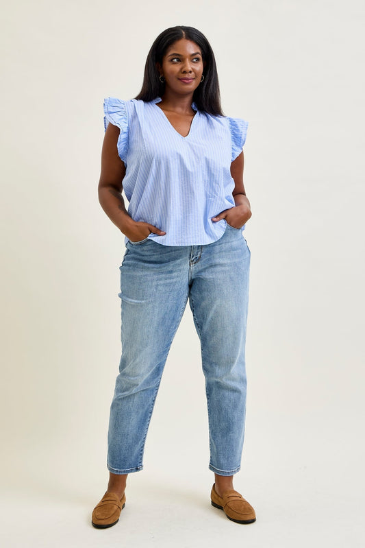 Stacy Vintage Vibes Slim Jeans with a Pocket Perk - PLUS