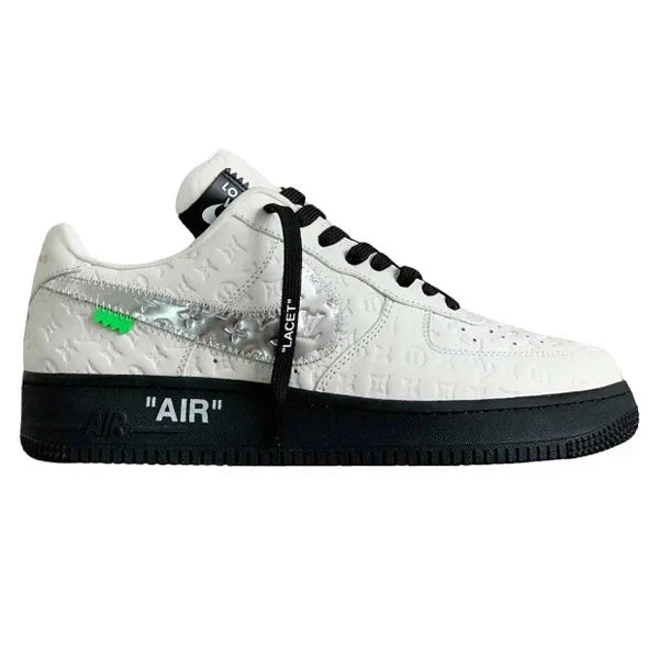 Louis Vuitton x Nike Air Force 1 Low ‘White Black Silver’
