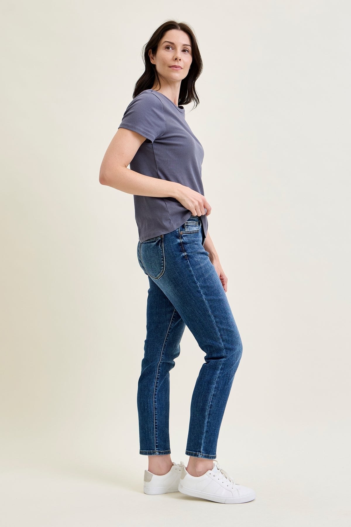 Gracie High Rise Slim Fit With Shield Back Pockets