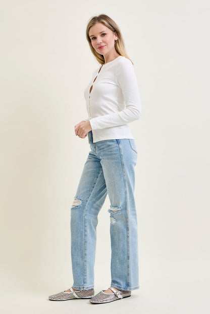 Laurel High Rise Rigid Magic 90's Straight Jeans