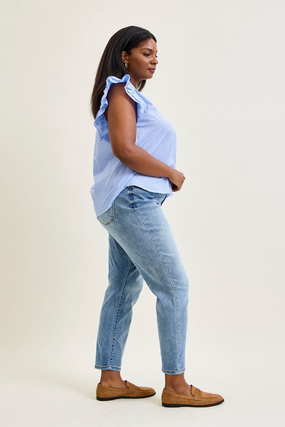 Stacy Vintage Vibes Slim Jeans with a Pocket Perk - PLUS