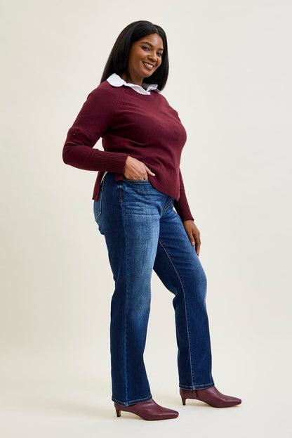 Tracy Vintage Wash ThermaDENIM Straight Fit - PLUS