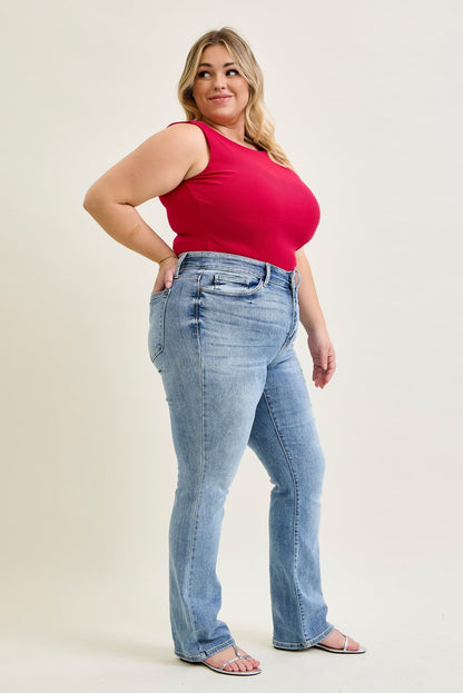 Ashley Mid Rise Bootcut Jeans - PLUS