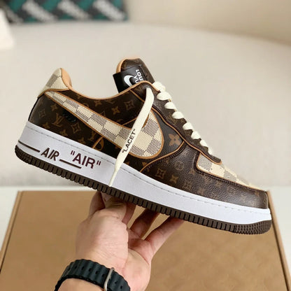 Louis Vuitton x Nike Air Force 1 Low ‘Monogram Brown Damier Azur’
