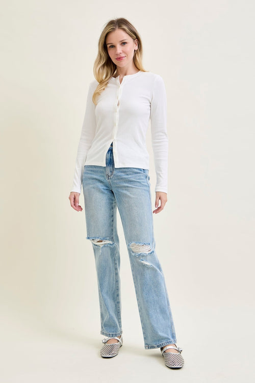 Laurel High Rise Rigid Magic 90's Straight Jeans