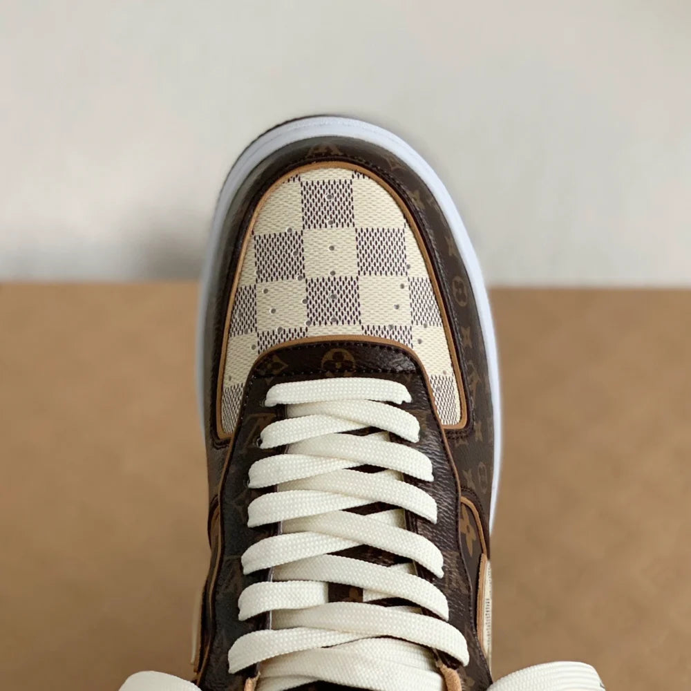 Louis Vuitton x Nike Air Force 1 Low ‘Monogram Brown Damier Azur’