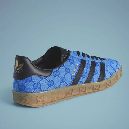 Adidas x Gucci Gazelle ‘Blue GG Monogram’