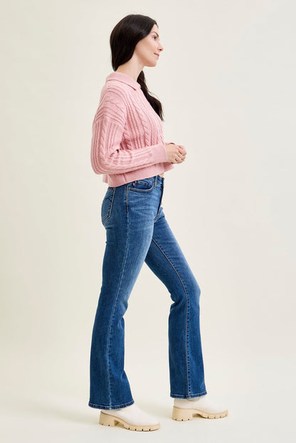 Tanya Mid Rise ThermaDENIM Bootcut Jeans