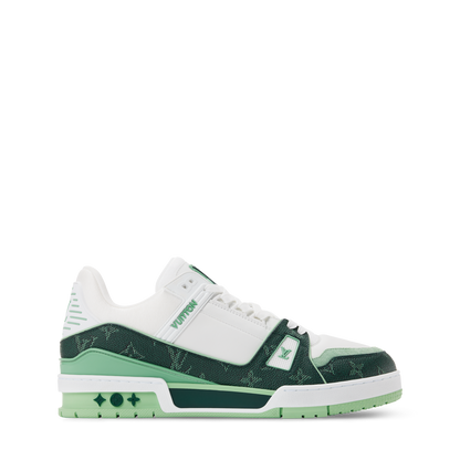 Louis Vuitton LV Trainer Sneaker ‘Denim Monogram green ’