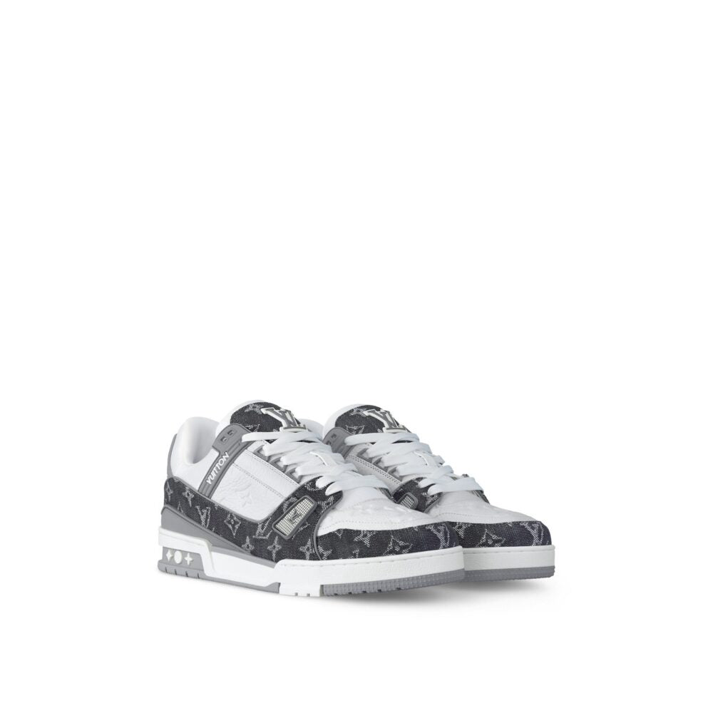 Louis Vuitton LV Trainer Sneaker ‘Denim Monogram Grey’