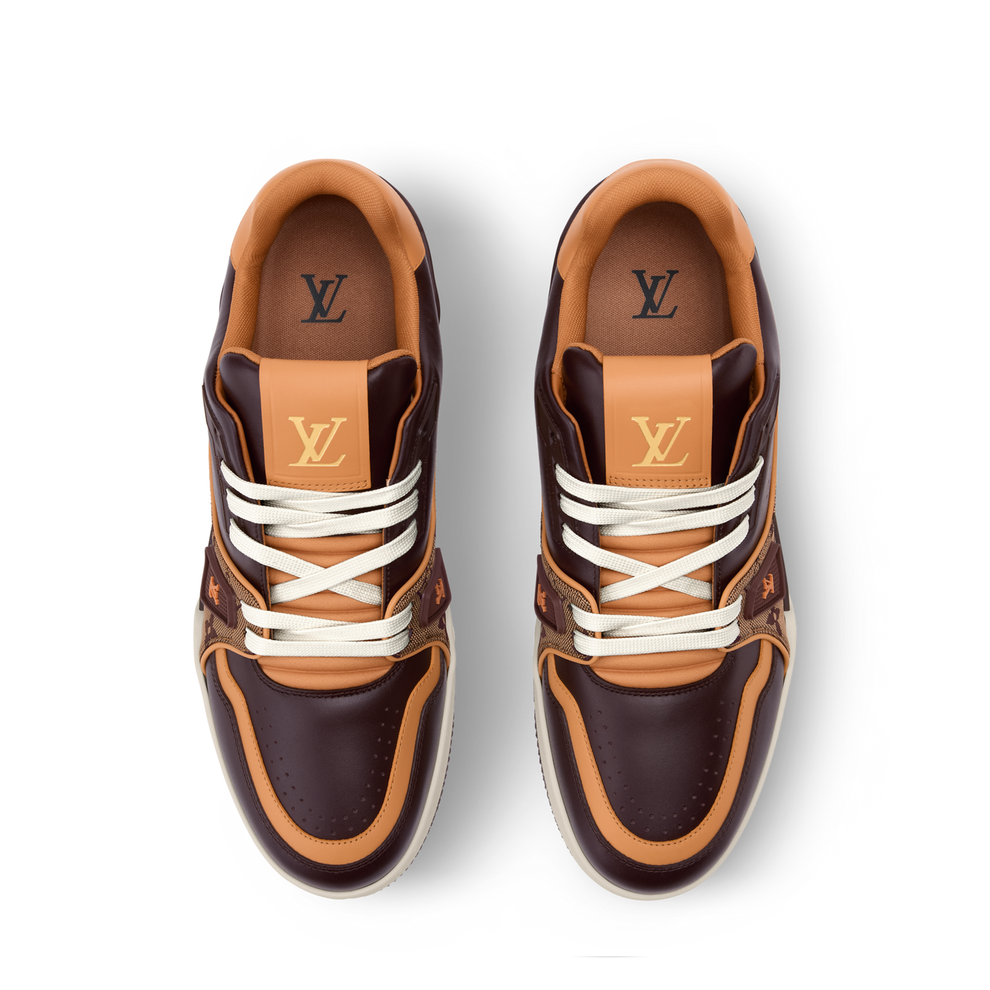 Louis Vuitton LV Trainer Brown Monogram Leather Sneaker