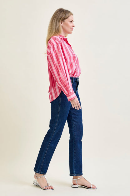 Daisy High Rise Tummy Control Classic Straight Jeans