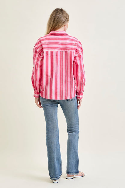 Violet High Rise Contrast Wash Bootcut Jeans