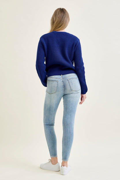 Darla Distressed Skinny Jeans