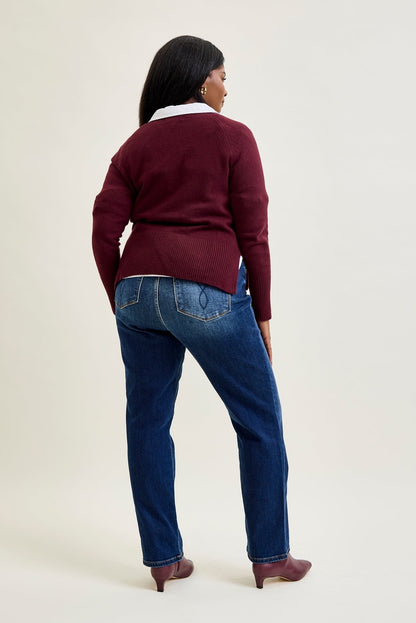 Tracy Vintage Wash ThermaDENIM Straight Fit - PLUS