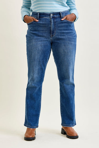 Tanya Mid Rise ThermaDENIM Bootcut Jeans Plus