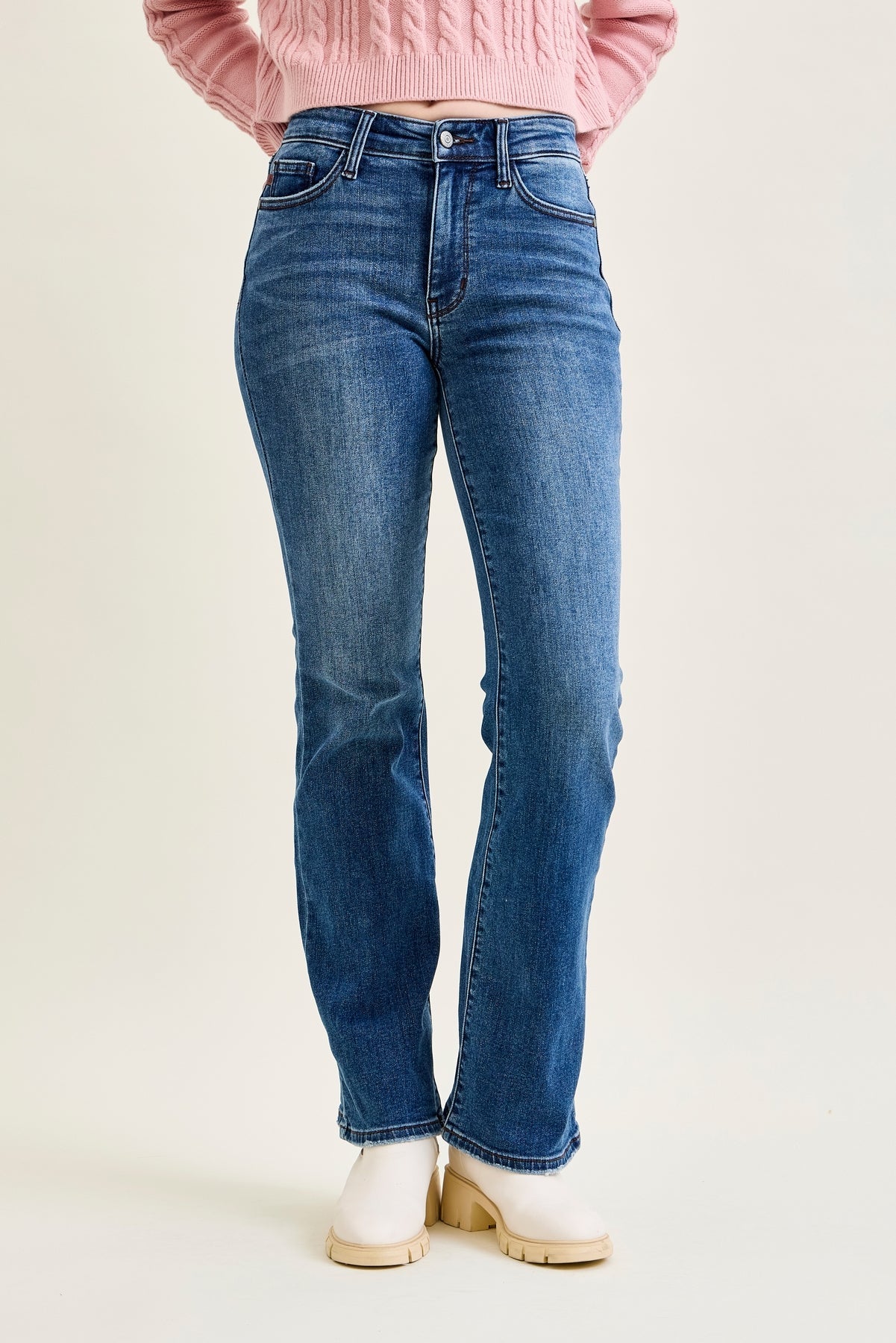 Tanya Mid Rise ThermaDENIM Bootcut Jeans