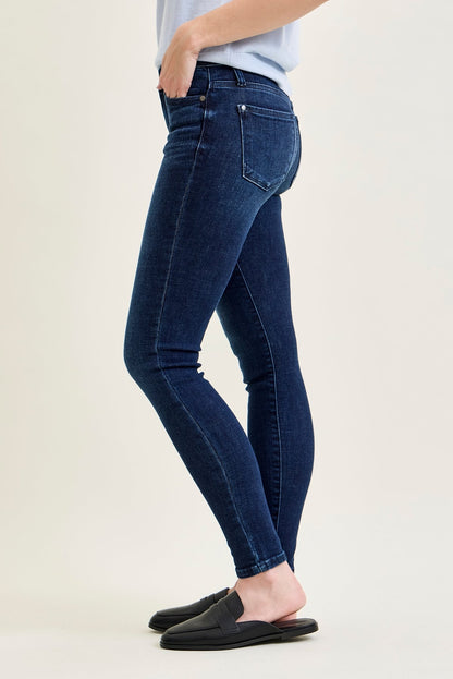 Gia High Rise Super Dark Skinny Jeans