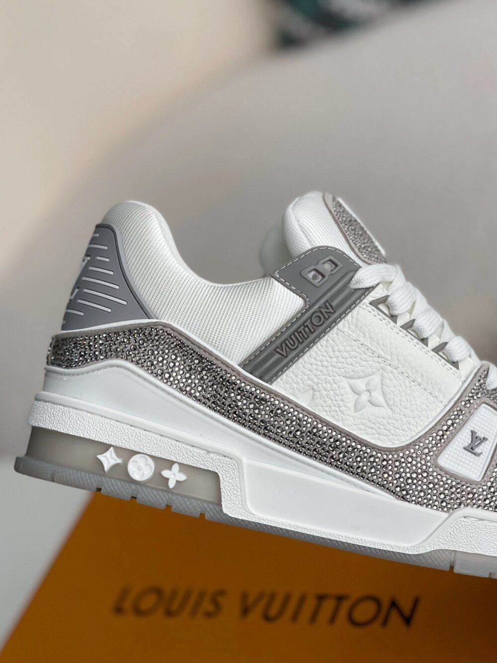 Louis Vuitton LV Trainer Sneaker ‘Denim Monogram Grey Diamond’