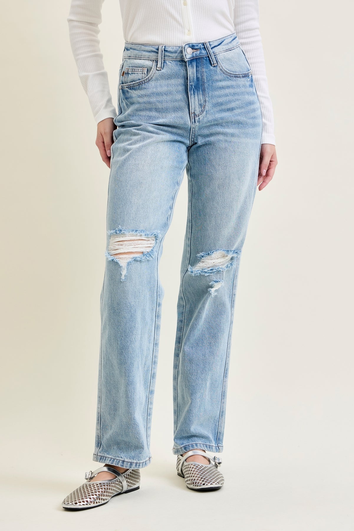 Laurel High Rise Rigid Magic 90's Straight Jeans