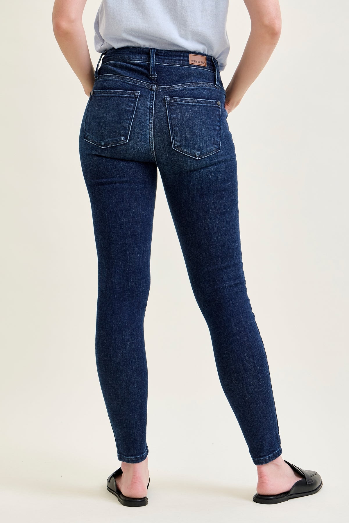 Gia High Rise Super Dark Skinny Jeans