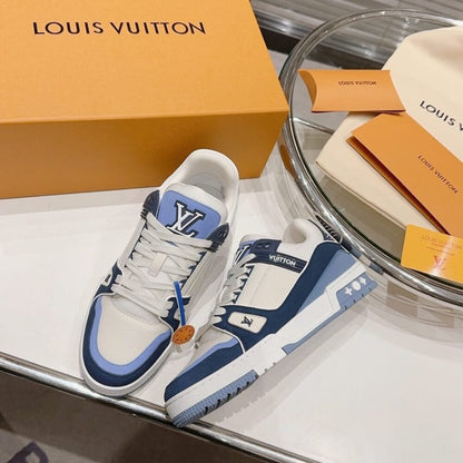 Louis Vuitton LV Trainer “Blue Beige”