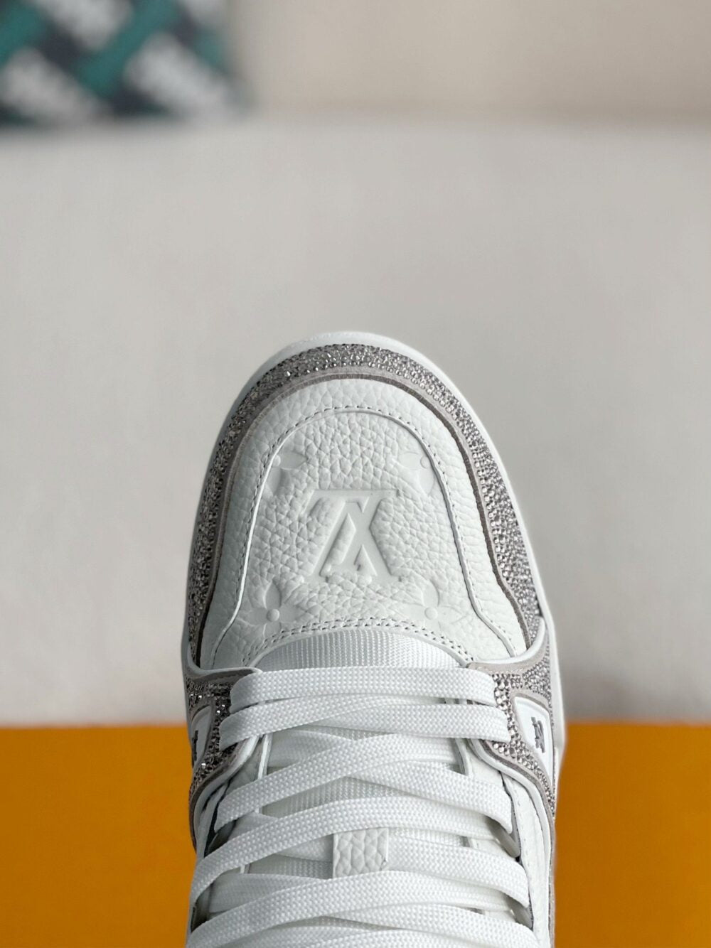 Louis Vuitton LV Trainer Sneaker ‘Denim Monogram Grey Diamond’