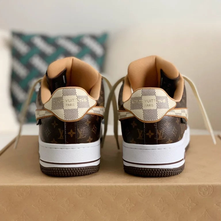 Louis Vuitton x Nike Air Force 1 Low ‘Monogram Brown Damier Azur’