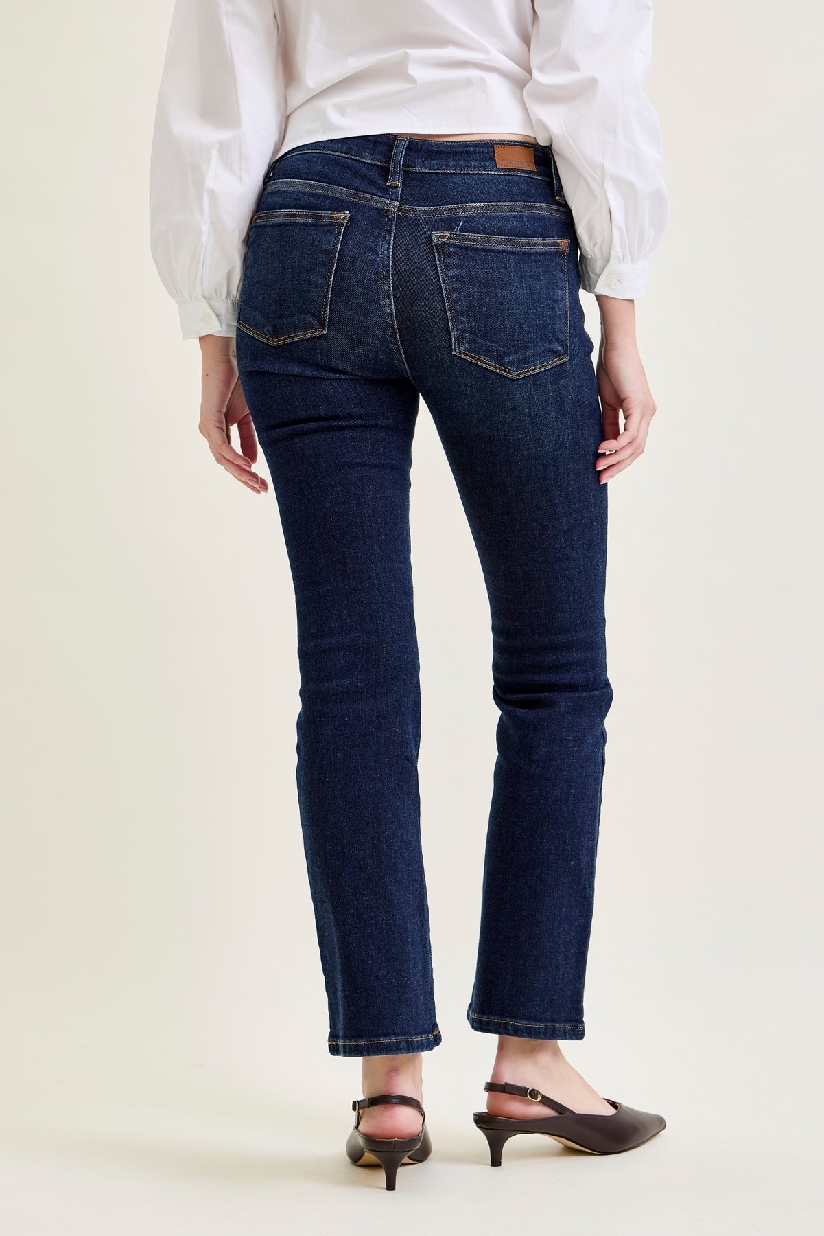Elsy Whiskered Bootcut Jeans (29" Inseam)