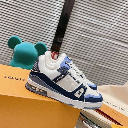 Louis Vuitton LV Trainer “Blue Beige”