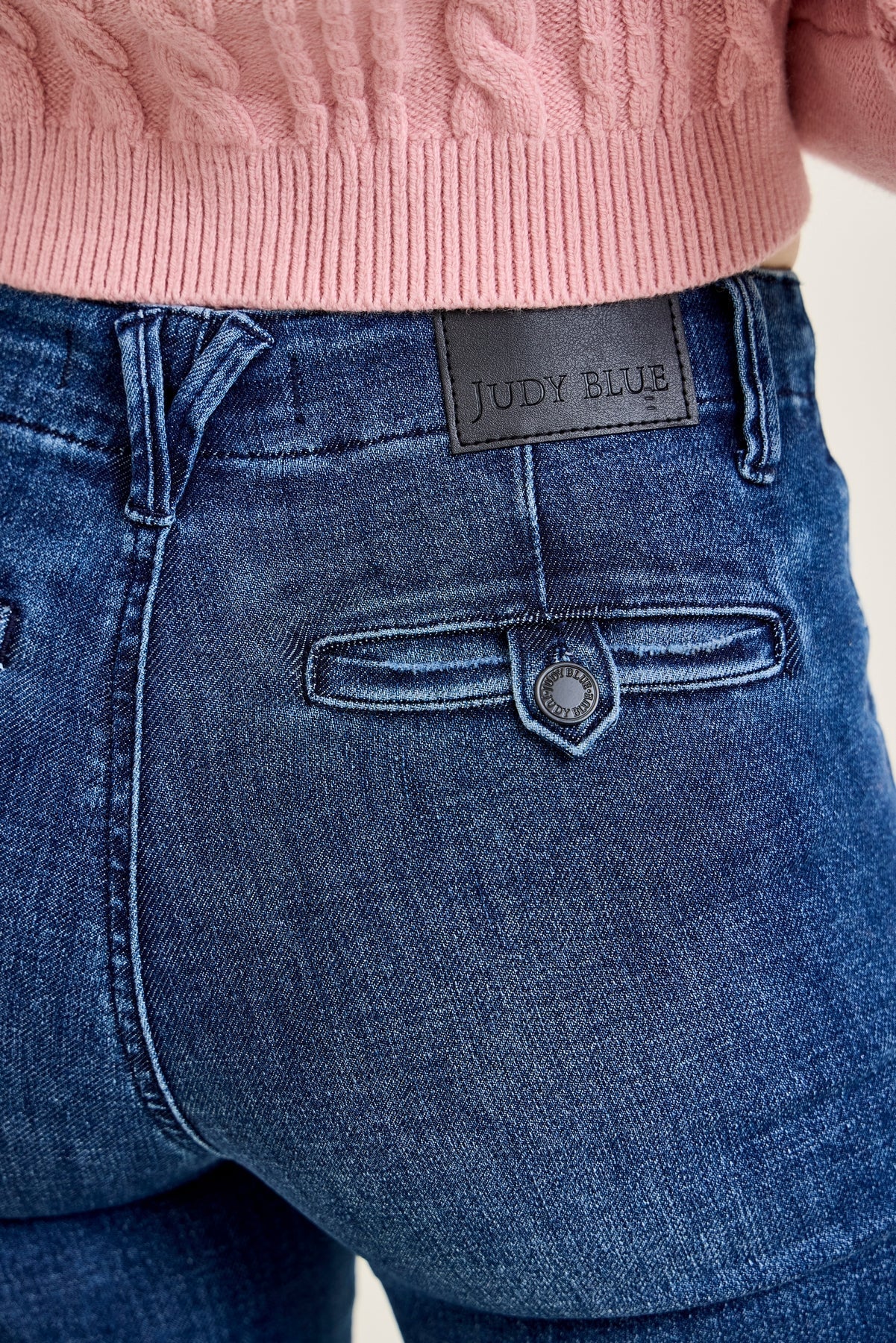 Kathy Mid Rise Bootcut Trousers with TC & Welt Pockets