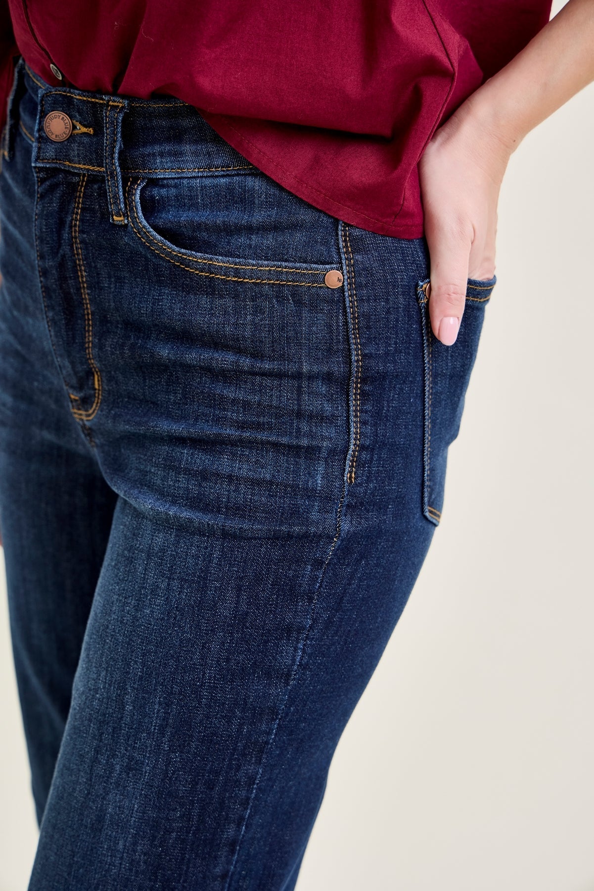 Paisley High Rise Straight Fit Classic Jeans