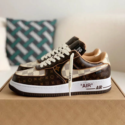 Louis Vuitton x Nike Air Force 1 Low ‘Monogram Brown Damier Azur’