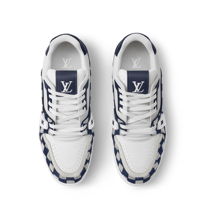 Louis Vuitton Trainer Sneaker Damier Moka Blue