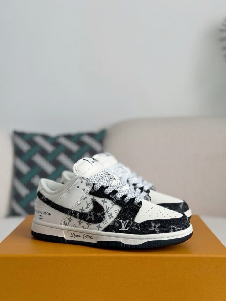 Nike Air Jordan 1 x LV Monogram Edition (Dunk Low Custom)